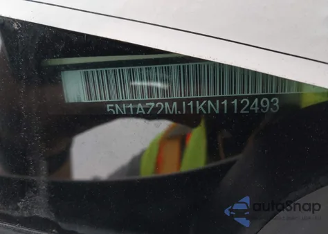 2019 Nissan Murano Platinum z USA, uszkodzony, nr VIN 5N1AZ2MJ1KN112493